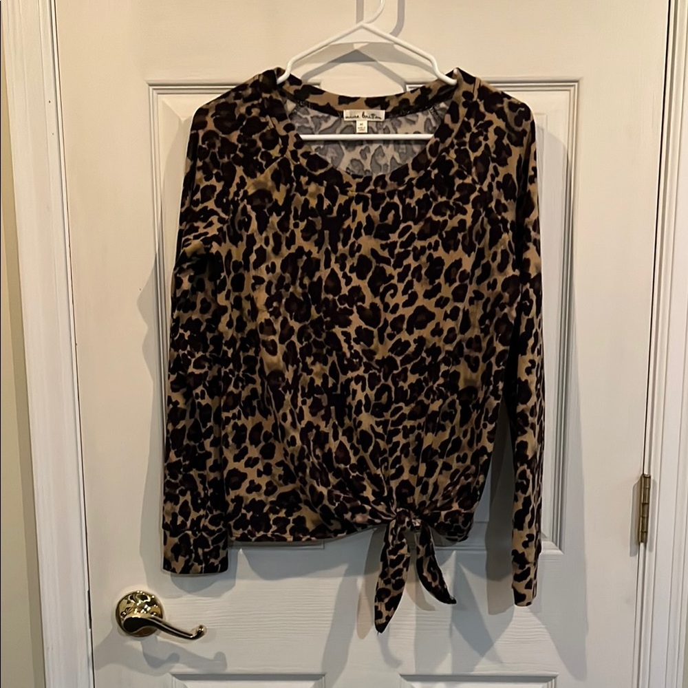 Leopard Print Women's Top